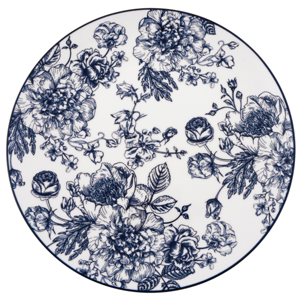 Тарілка Limited Edition BLOSSOM BLUE /19 см /десерт. (YF7001-2)
