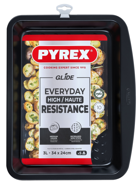 Форма PYREX GLIDE мет.форма прямокут 34х24см (GL34RR6/8046)
