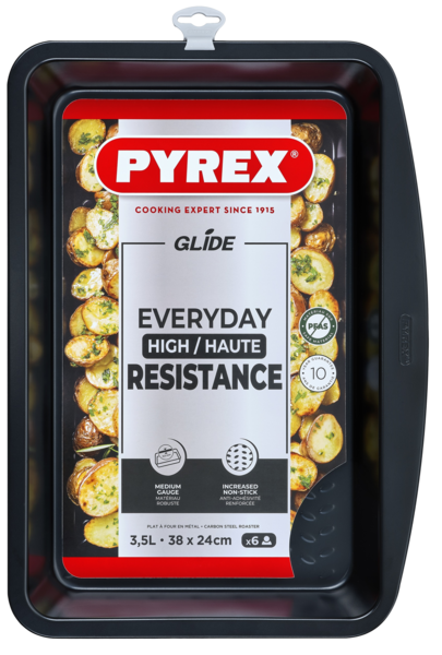 Форма PYREX GLIDE мет.форма прямокут 38х24см (GL38RR6/8046)