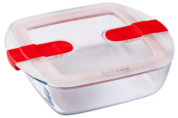 Форма с/к PYREX CK&HT форма д/запік. прям 23х15х7см (1.2л) з фіксат. кр. (215PH00/7645)