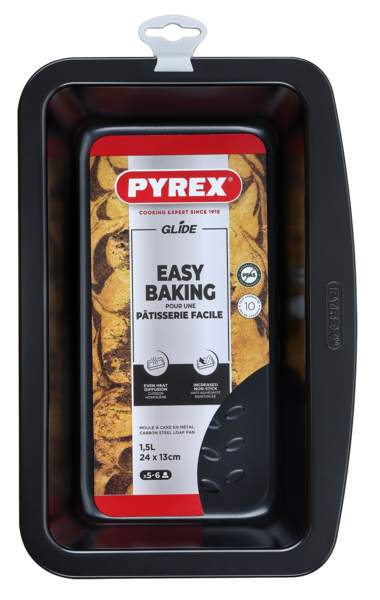 Форма PYREX GLIDE мет.форма д/кексу прямокут 24см (GL24BL6/8046)