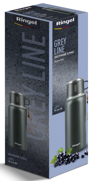 Термос RINGEL Grey Line 900 мл (RG-6144-900)