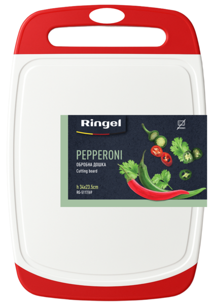 Дошка обробна RINGEL Pepperoni 34*23.5*0.9 см (RG- 5117/69)