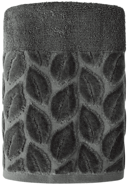 Текстиль банний SOHO Рушник 50*90 бавовна 100% Leaves Dark Gray