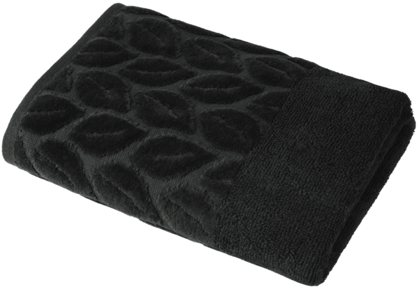 Текстиль банний SOHO Рушник 50*90 бавовна 100% Leaves Graphite