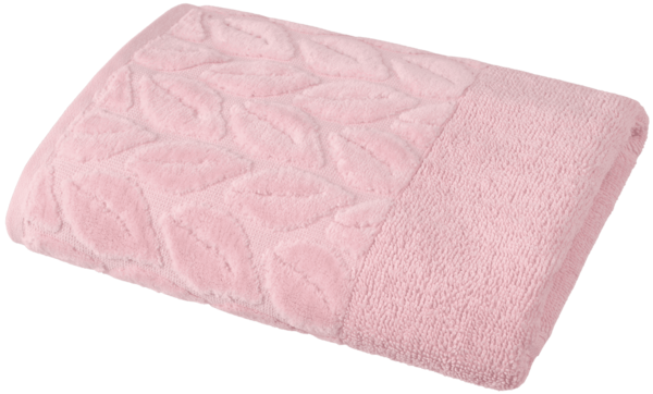 Текстиль банний SOHO Рушник 50*90 бавовна 100% Leaves Pink