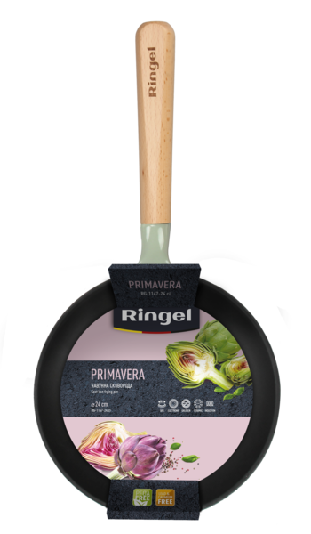 Сковорода RINGEL PrimaVERA чавунна 24 см б/кришки (RG-1147-24 ci)