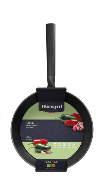 Сковорода RINGEL Salsa чавунна 20 см б/кришки (RG-1134-20 ci)