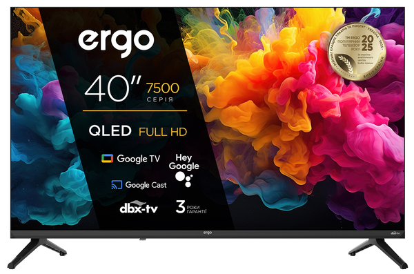 Телевізор ERGO 40JFQ7500 рідкокристалічний