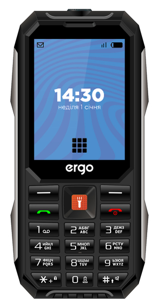 Мобільний телефон ERGO E283 Dual Sim (чорний)