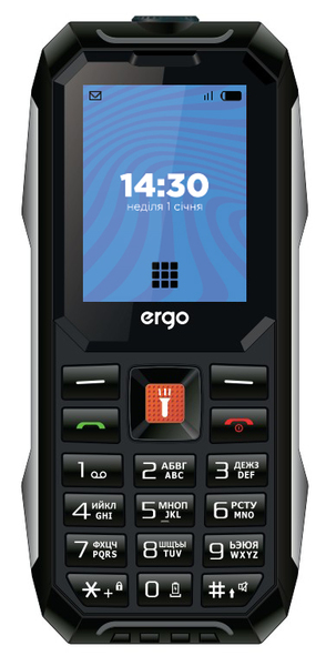 Мобільний телефон ERGO E182 Dual Sim (чорний)