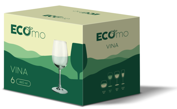 Келих ECOMO VINA /НАБІР/ 6X460 мл (H6142)