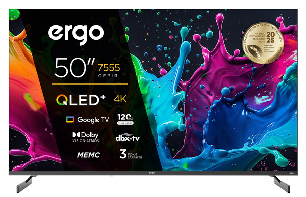 Телевізор ERGO 50JUQ7555 рідкокристалічний
