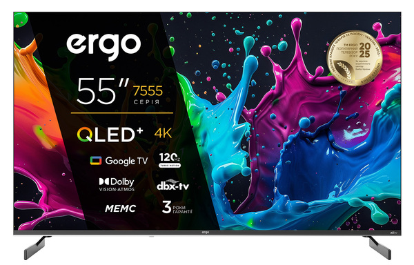 Телевізор ERGO 55JUQ7555 рідкокристалічний