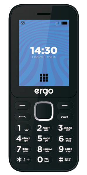 Мобільний телефон ERGO E241 Dual Sim (синій)