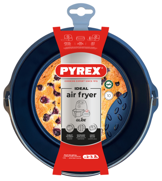 Форма PYREX AIRFRYER мет.форма кругла 20х19х7.5 см (AF20DR6/8046)