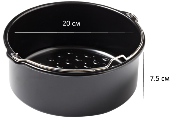 Форма PYREX AIRFRYER мет.форма кругла 20х19х7.5 см (AF20DR6/8046)