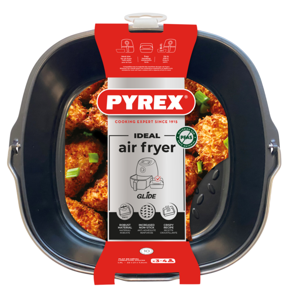 Форма PYREX AIRFRYER мет.форма квадр 22х21х7.5 см (AF22SR6/8046)