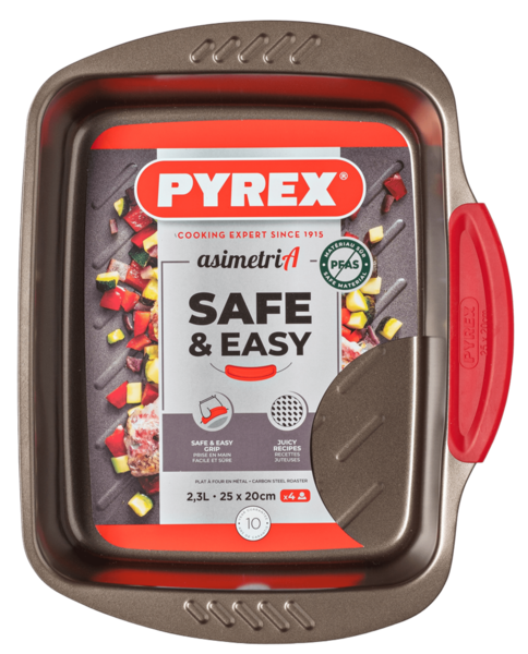 Форма PYREX New Asimetria 25x20cm прямокутна форма (AS25RR0/8046)