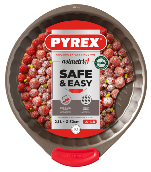 Форма PYREX New Asimetria пиріг/круг/рифл.борт/30см (AS30BN0/8046)