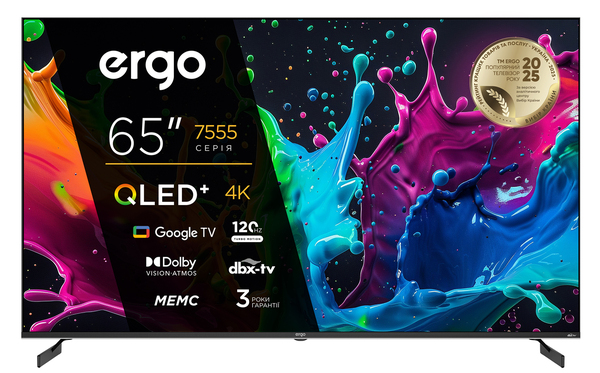 Телевізор ERGO 65JUQ7555 рідкокристалічний
