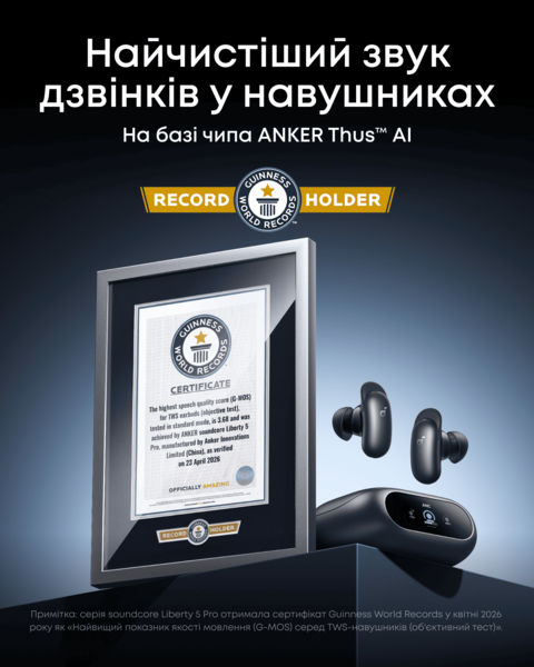 Навушники ANKER SoundСore Liberty 5 Pro Black