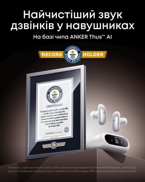 Навушники ANKER SoundСore Liberty 5 Pro White