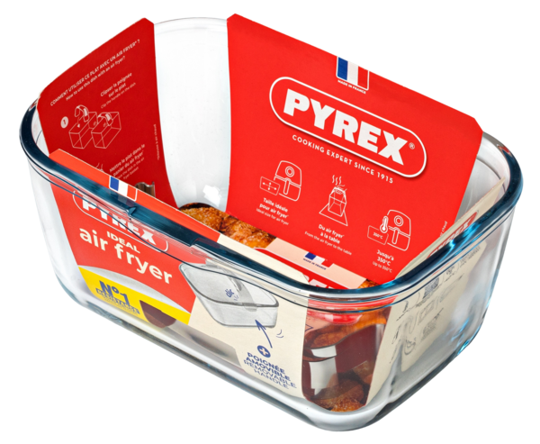 Форма с/к PYREX AIRFRYER прям. з ручкою (1,55л) (300U300)