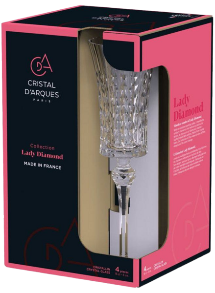 Келих CD'A LADY DIAMOND /НАБІР/4х150 мл (V8228)