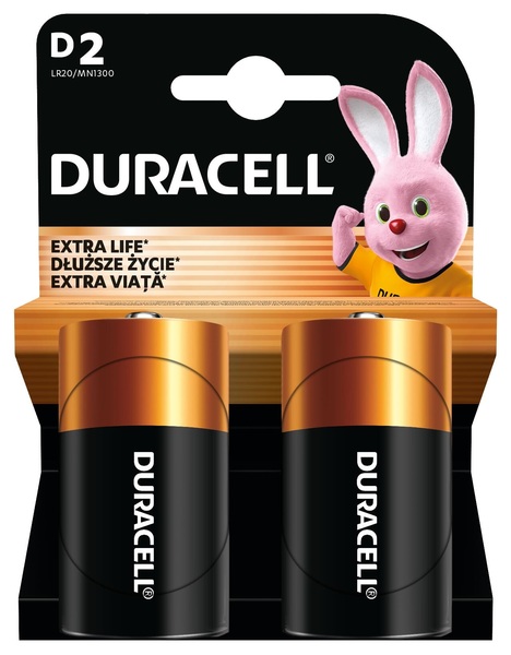 Батарейка DURACELL D/ LR20 /MN1300 KPN 02*10